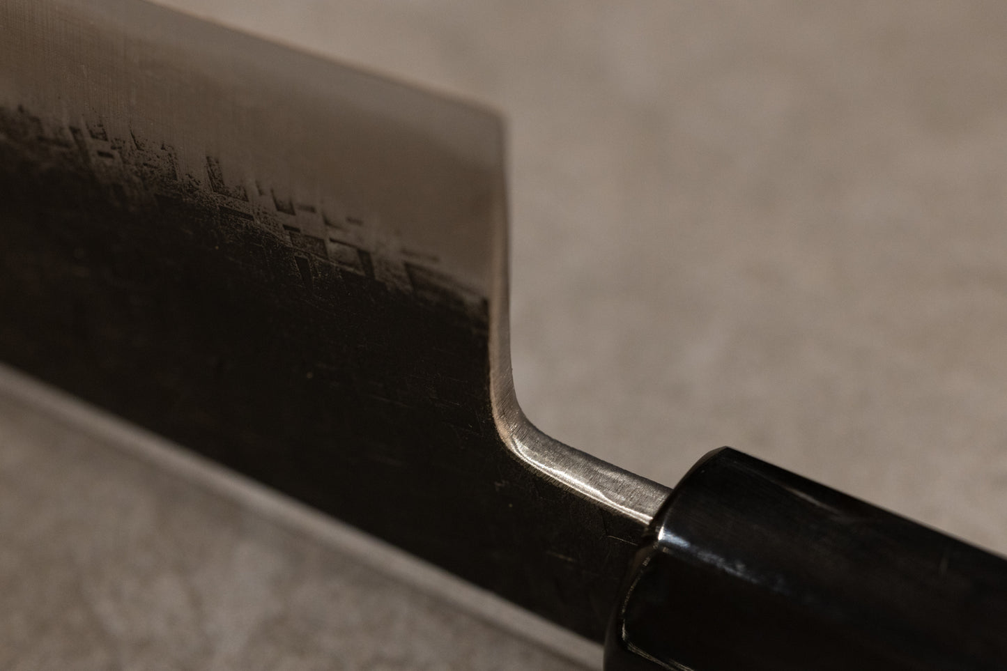 Shigeki Tanaka Aogami #2 Stainless Clad Kurouchi Kiritsuke Gyuto 210mm 田中誠貴青二鋼ステンレスクラッド黒打切付牛刀210mm