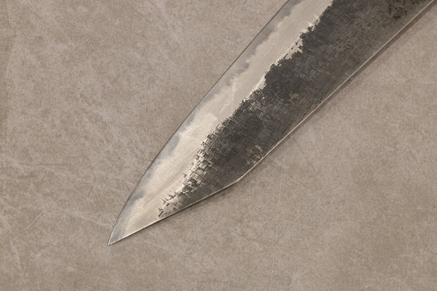 Shigeki Tanaka Aogami #2 Stainless Clad Kurouchi Kiritsuke Gyuto 240mm 田中誠貴青二鋼ステンレスクラッド黒打切付牛刀240mm