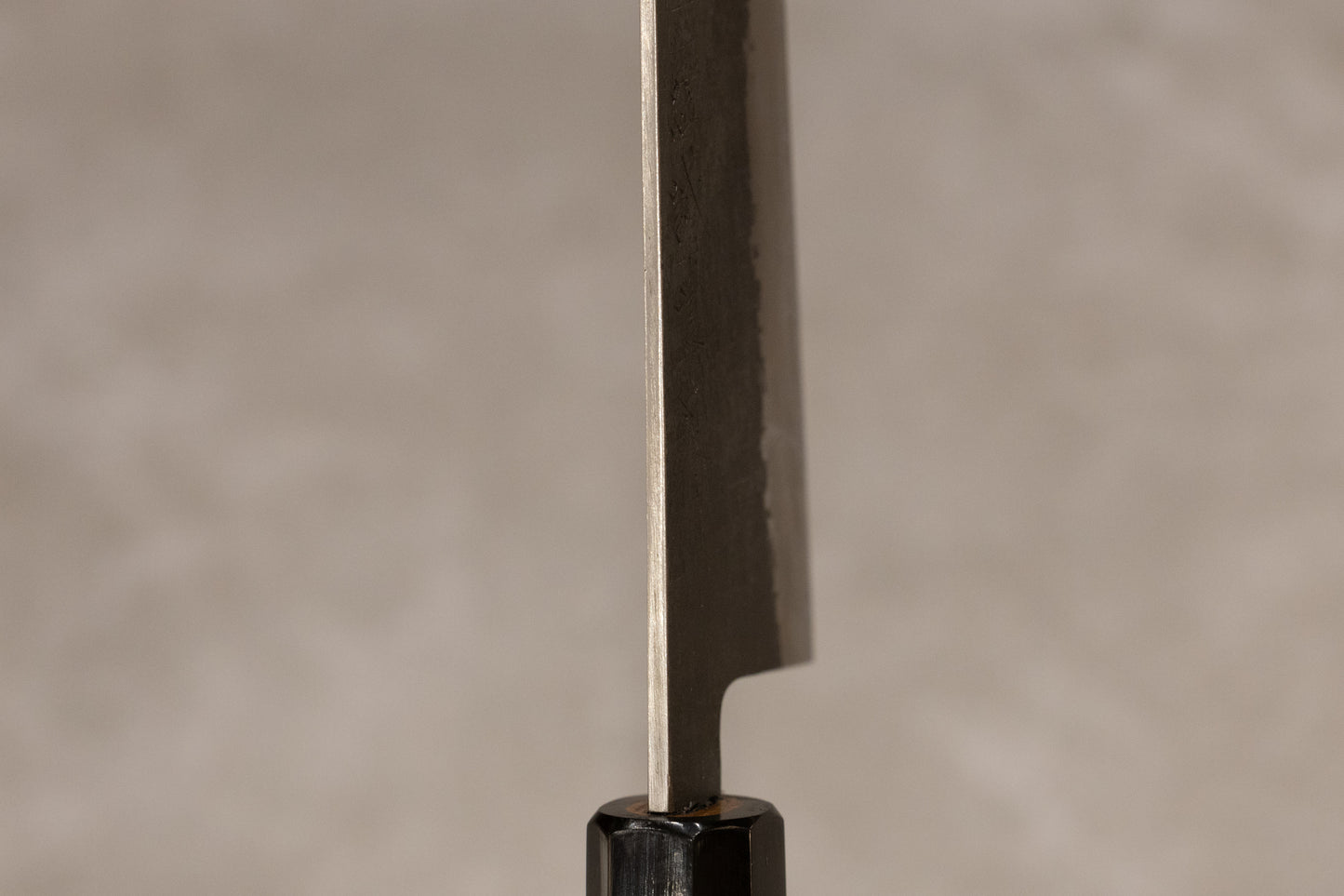 Shigeki Tanaka Aogami #2 Stainless Clad Kurouchi Kiritsuke Gyuto 240mm 田中誠貴青二鋼ステンレスクラッド黒打切付牛刀240mm